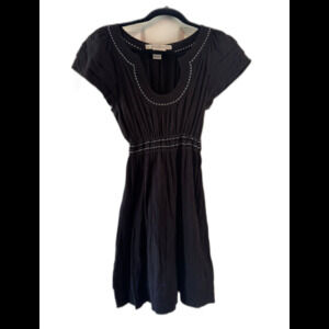 Studio M Black Cotton Dress – Size S